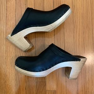 No 6 Old School Clog, high heel